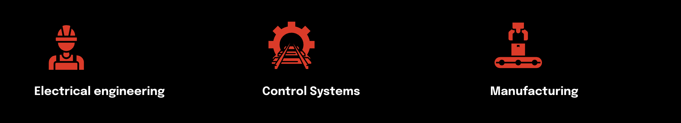 Industries served by Raise and Lower — electrical engineering, control systems, manufacturing, and automation