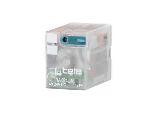 RA 024L-N Switching Relays — Easy-to-mount, rugged and durable switching and coupling relays for controlling small and smaller electrical loads in automation systems.