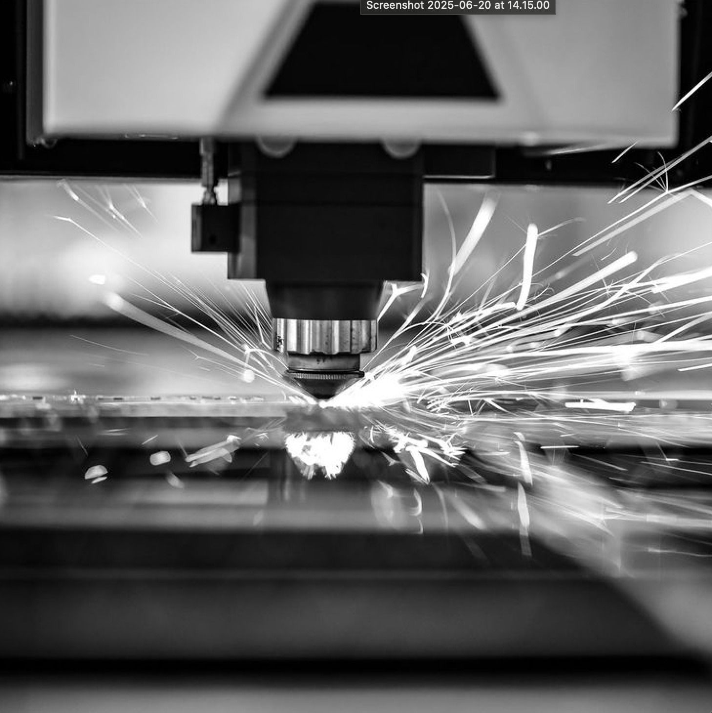 Fibre laser cutting machine for steel and stainless steel