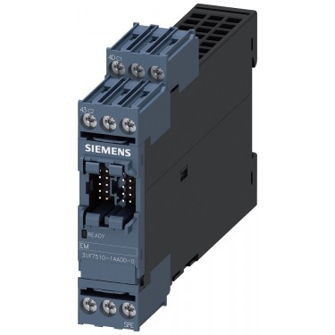 Siemens 3UF7510-1AA00-0 – Ground fault module with analog residual current…